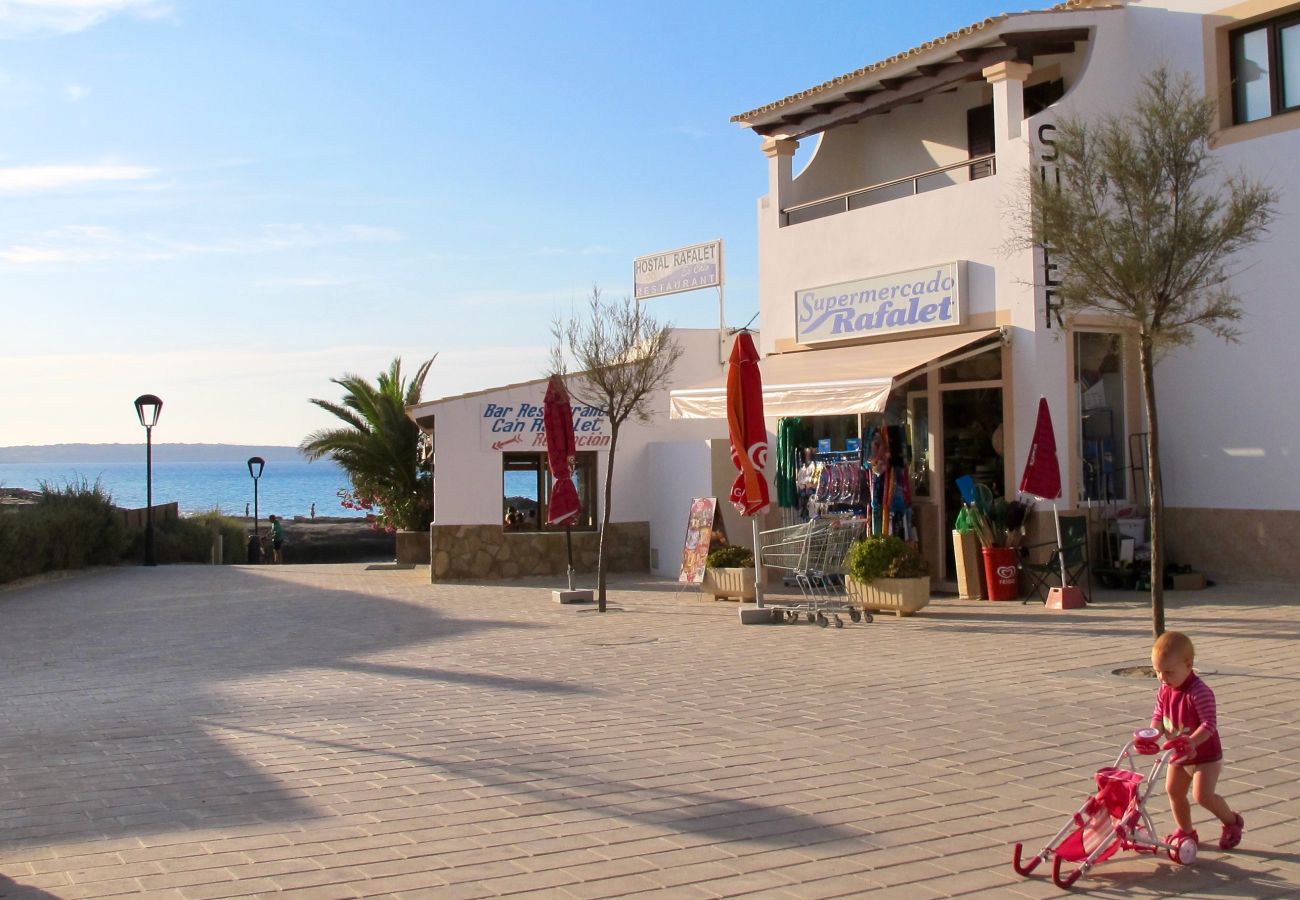 Ferienwohnung in Es Calo - Campanitx Apt, Formentera - 2 Schlafzimmer, Erdgeschoss